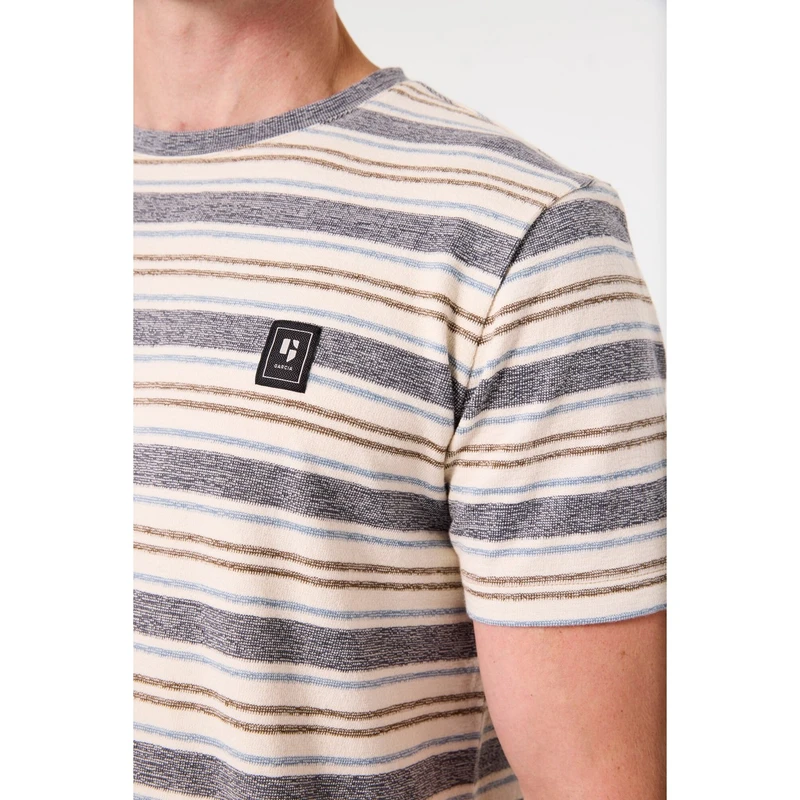 Heren T-shirt B51003 Garcia MIDDEN GRIJS