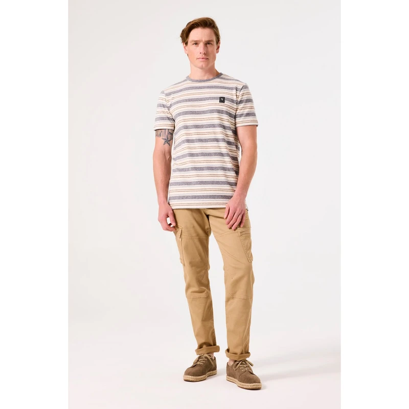 Heren T-shirt B51003 Garcia MIDDEN GRIJS