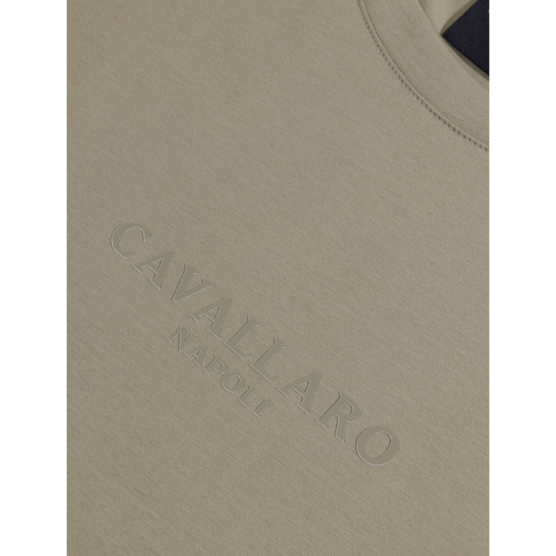 Heren T-shirt Bari Tee Cavallaro GROEN