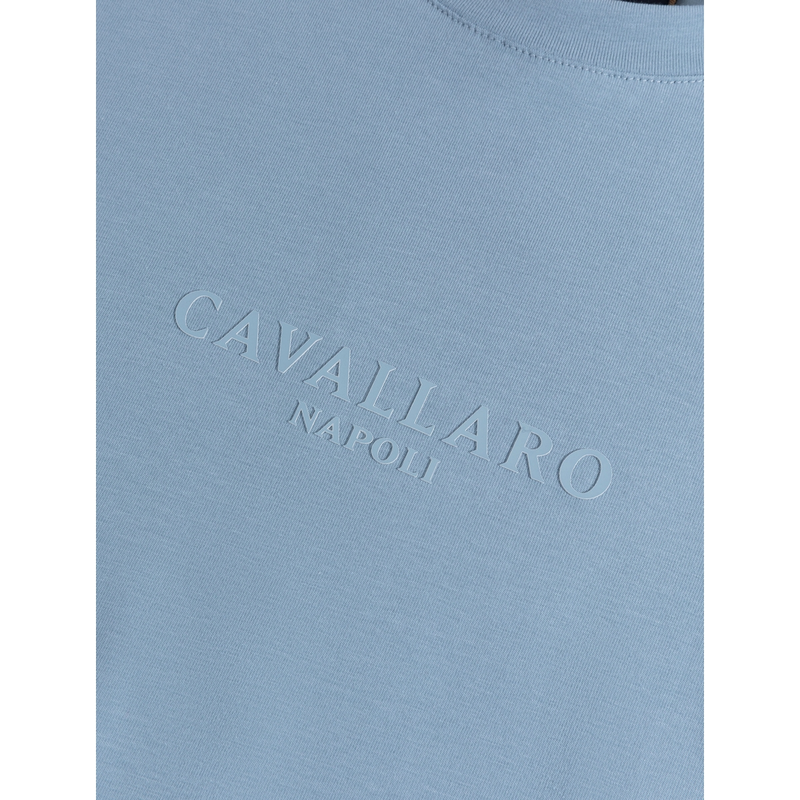 Heren T-shirt Bari Tee Cavallaro MIDDEN GRIJS