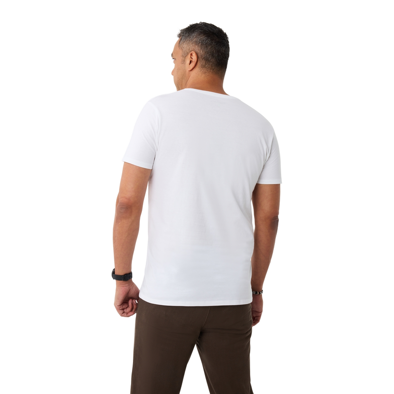 Heren T-shirt BB-CF.VHALS Brighton Blue Wit