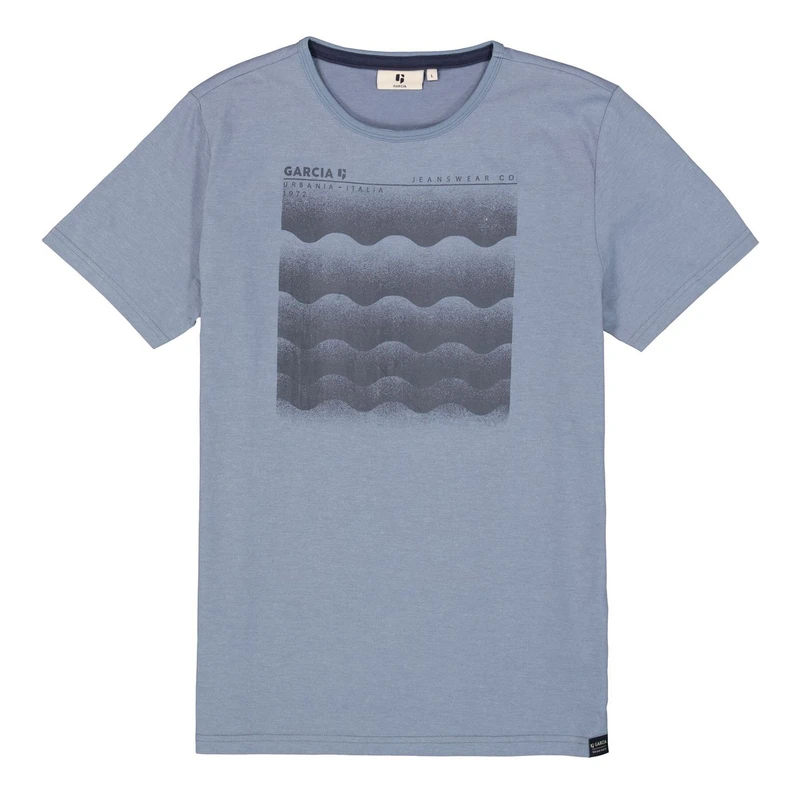 Heren T-shirt C51201 Garcia BLEU