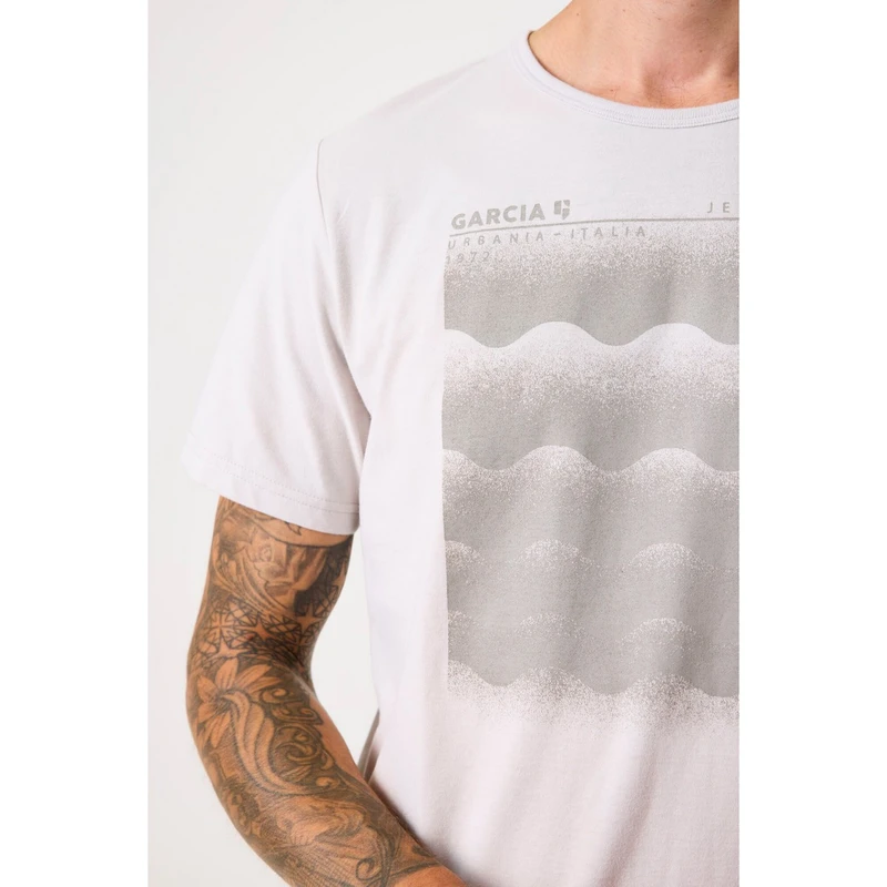 Heren T-shirt C51201 Garcia MIDDEN GRIJS