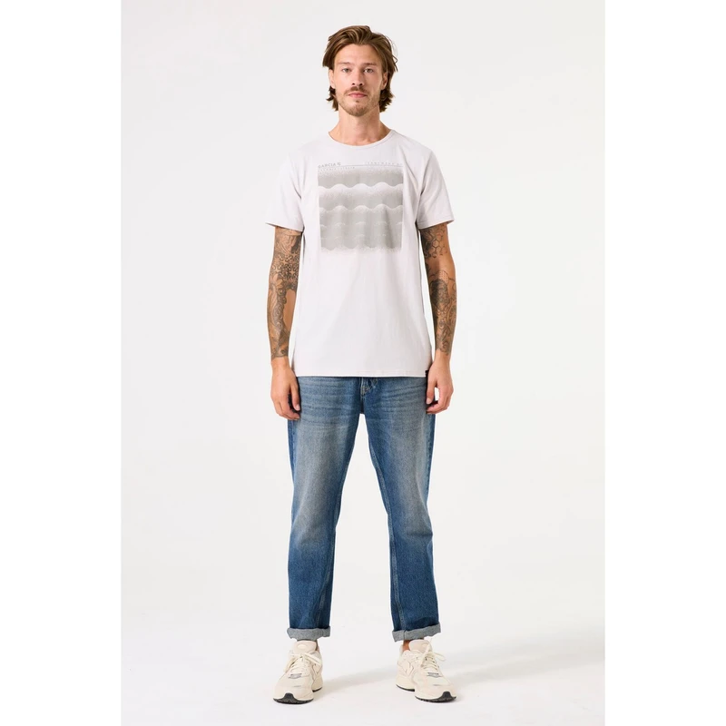 Heren T-shirt C51201 Garcia MIDDEN GRIJS