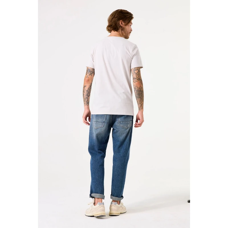Heren T-shirt C51201 Garcia MIDDEN GRIJS