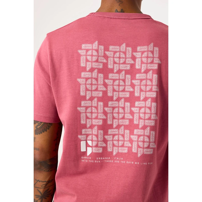 Heren T-shirt C51202 Garcia ROZE