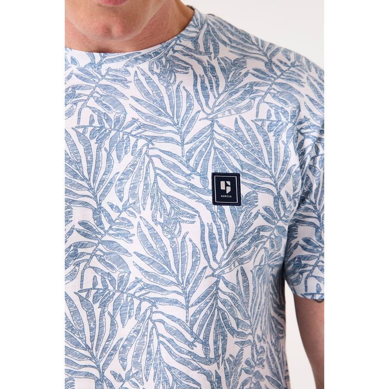 Heren T-shirt C51203 Garcia Wit