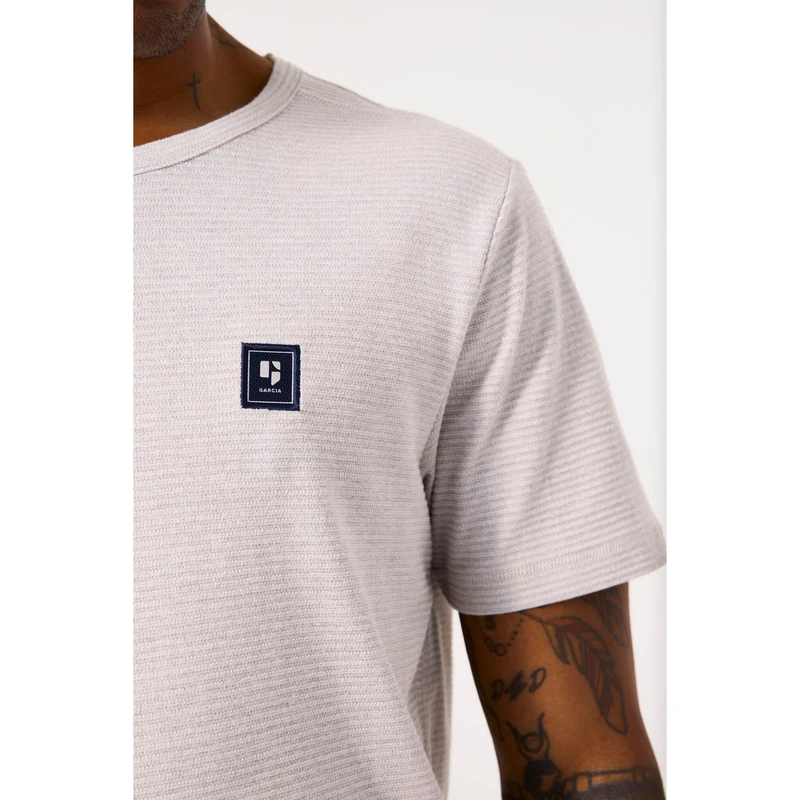 Heren T-shirt C51204 Garcia MIDDEN GRIJS