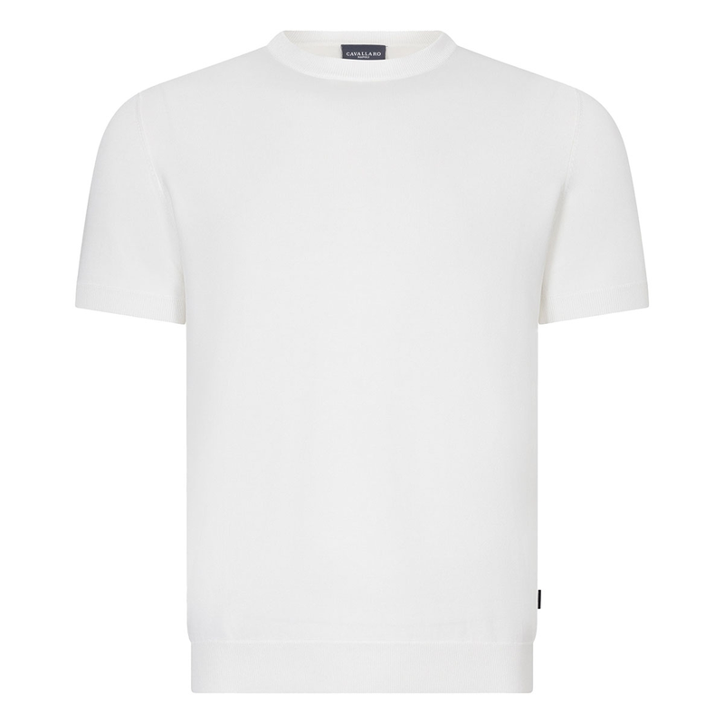 Heren T-shirt Casco Tee Cavallaro OFF-WHITE