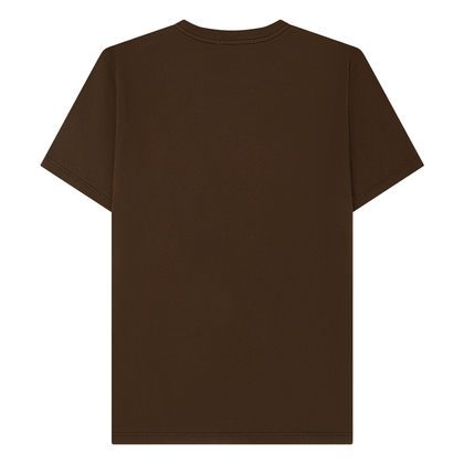 Heren T-shirt Cotton Brown