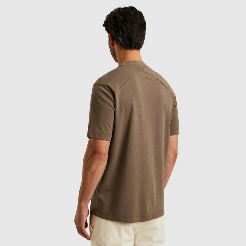 Heren T-shirt CTSS2503560 Cast Iron MIDDEN BRUIN
