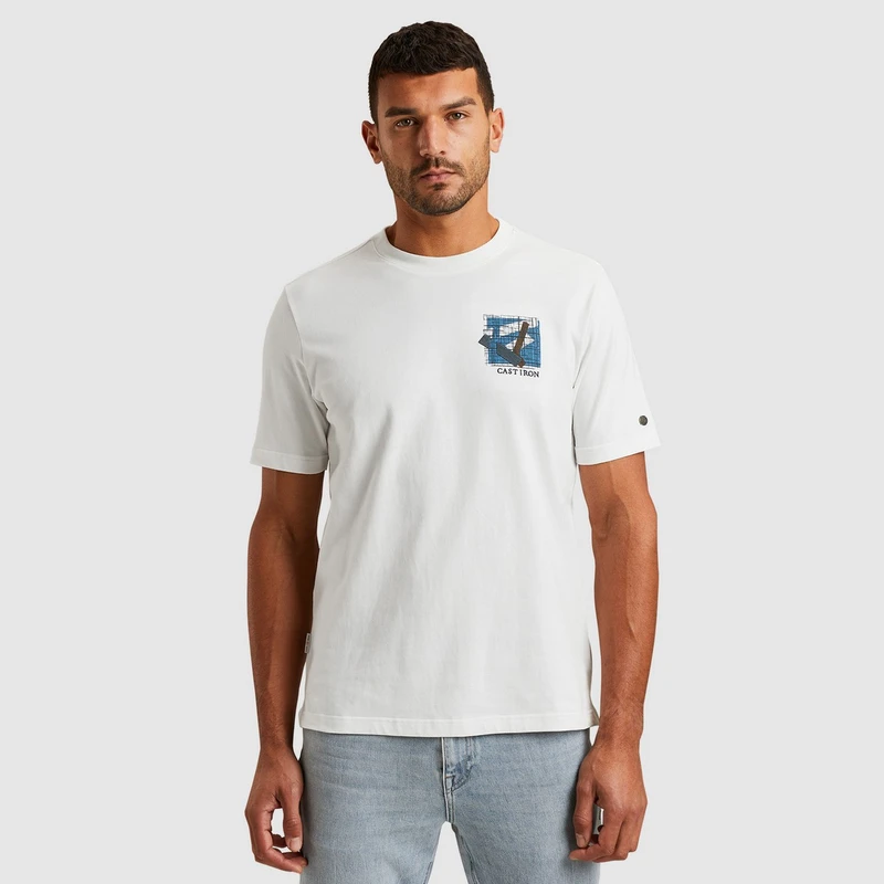 Heren T-shirt CTSS2503562 Cast Iron Wit
