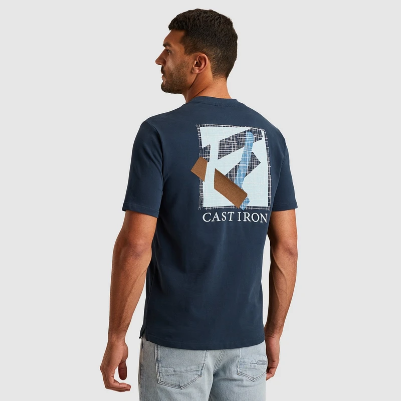 Heren T-shirt CTSS2503562 Cast Iron BLEU