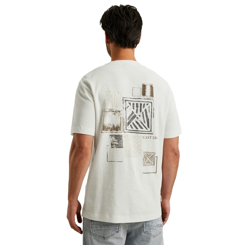 Heren T-shirt CTSS2504582 Cast Iron Wit