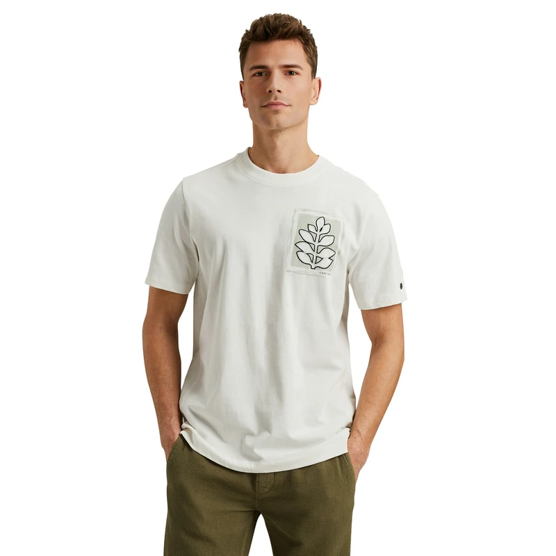 Heren T-shirt CTSS2505586 Cast Iron Wit