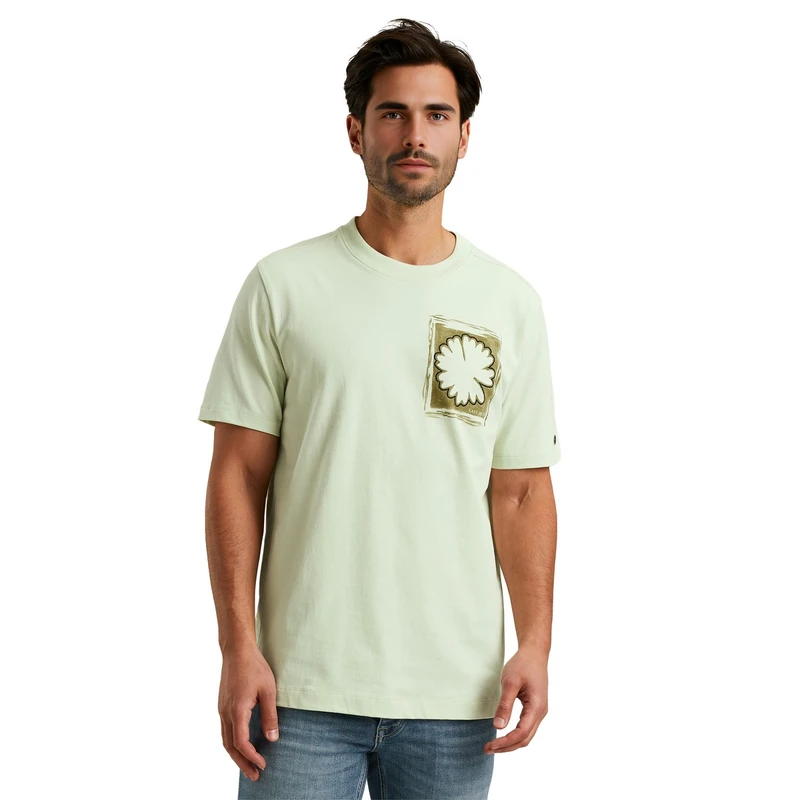 Heren T-shirt CTSS2505586 Cast Iron GROEN