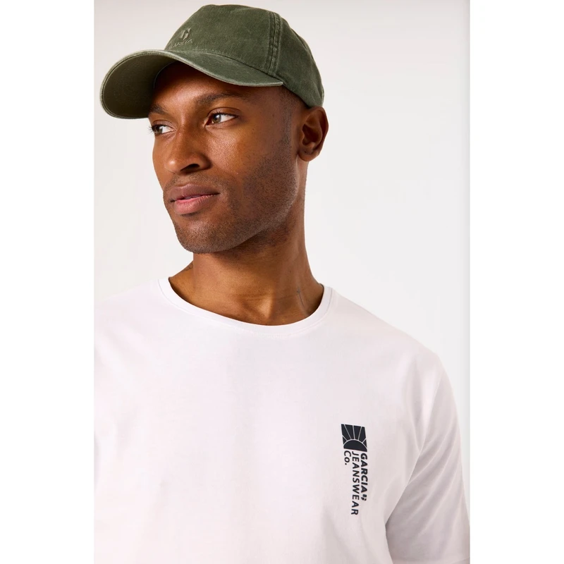 Heren T-shirt D51003 Garcia Wit