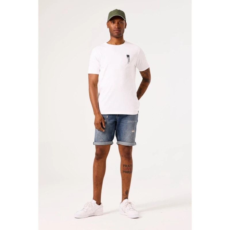 Heren T-shirt D51003 Garcia Wit