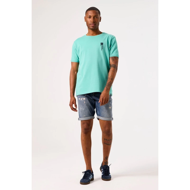 Heren T-shirt D51003 Garcia KHAKIGROEN