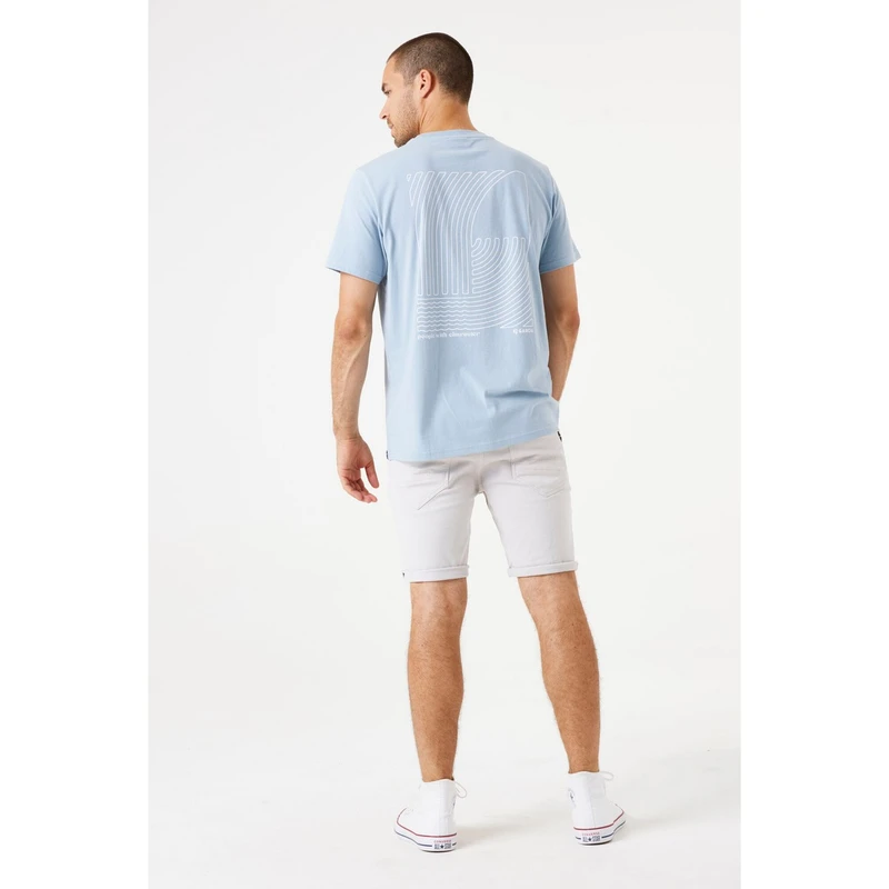 Heren T-shirt E51201 Garcia BLEU
