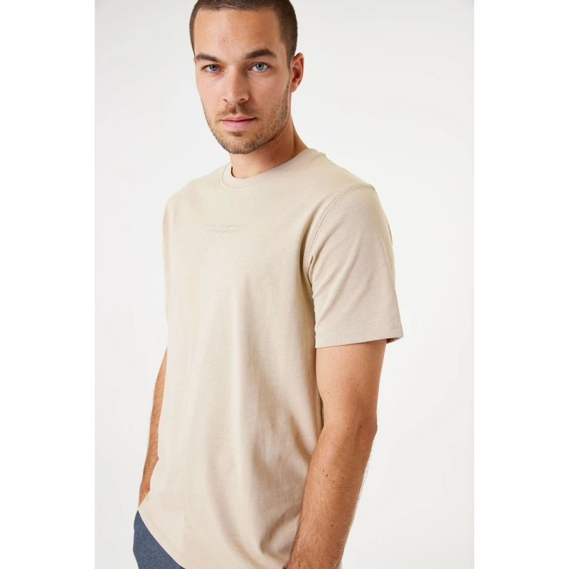 Heren T-shirt E51202 Garcia ZAND