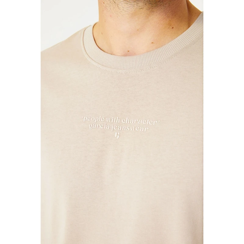 Heren T-shirt E51202 Garcia ZAND