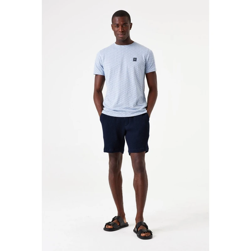 Heren T-shirt E51207 Garcia BLEU