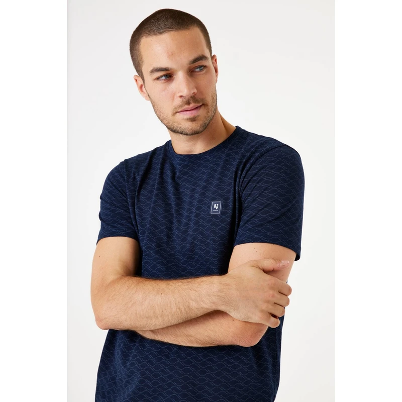 Heren T-shirt E51207 Garcia NAVY