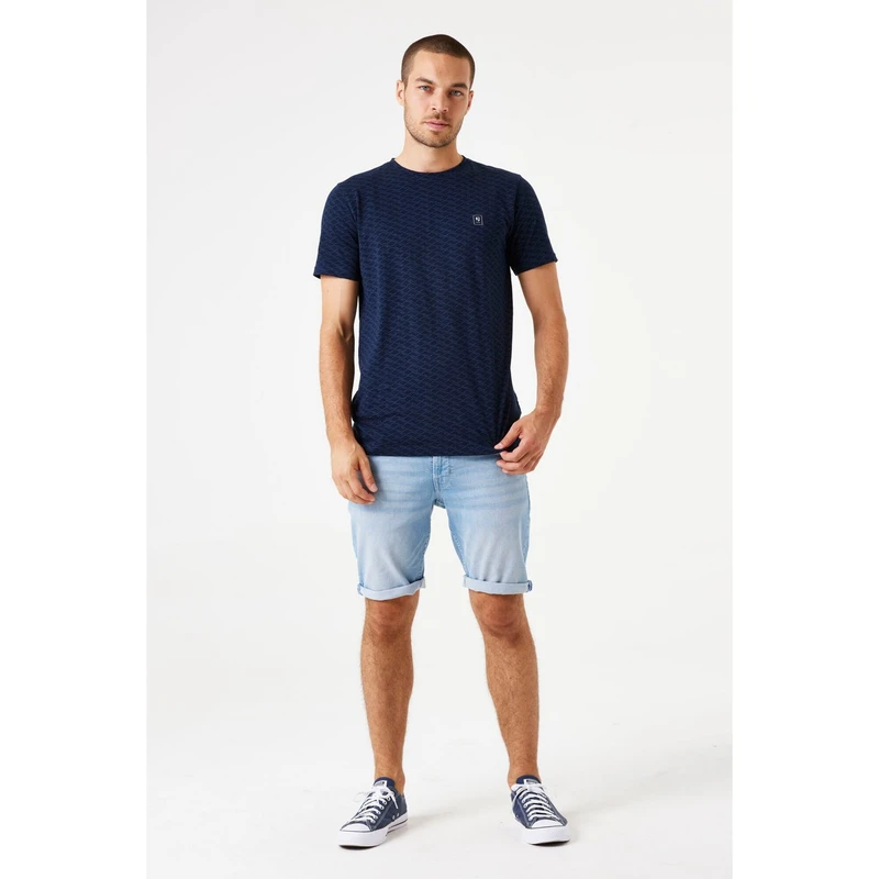 Heren T-shirt E51207 Garcia NAVY