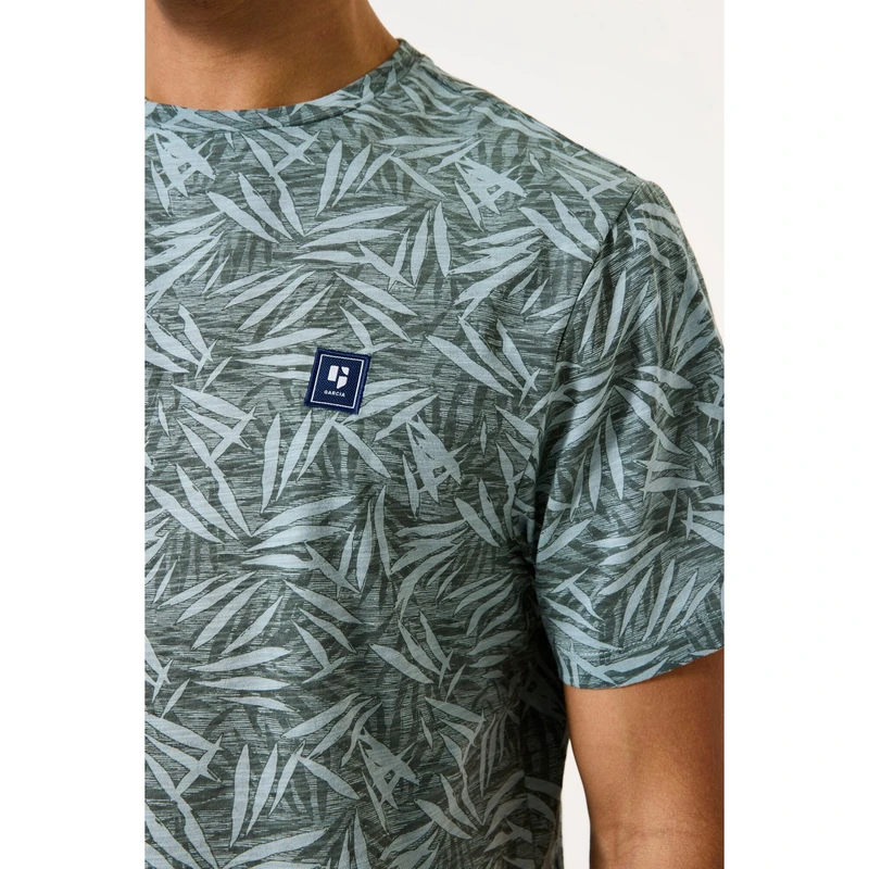 Heren T-shirt E51210 Garcia LIGHT BLUE DENIM