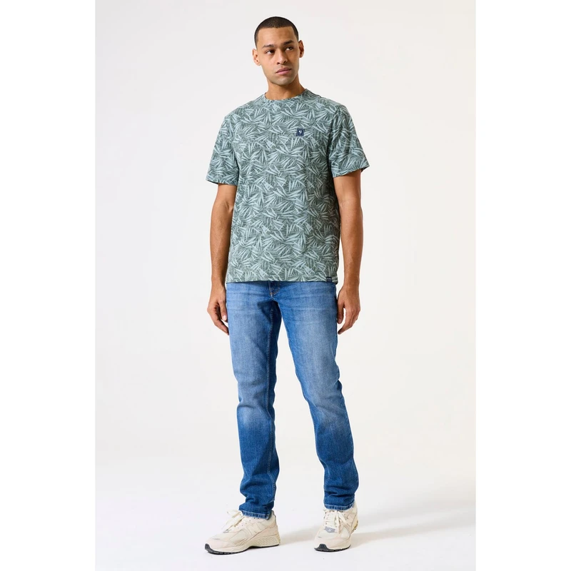 Heren T-shirt E51210 Garcia LIGHT BLUE DENIM