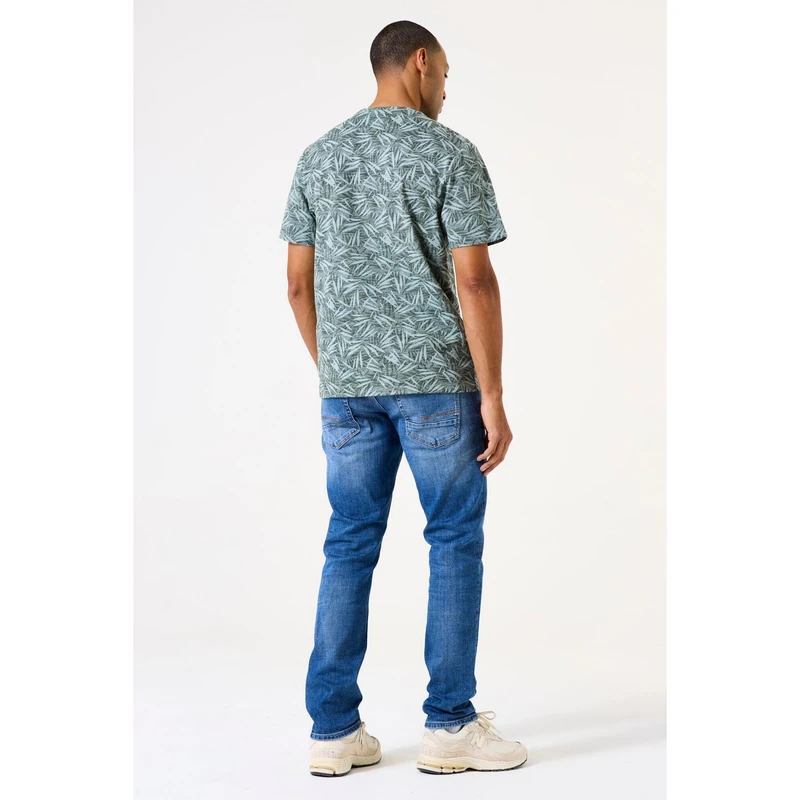 Heren T-shirt E51210 Garcia LIGHT BLUE DENIM