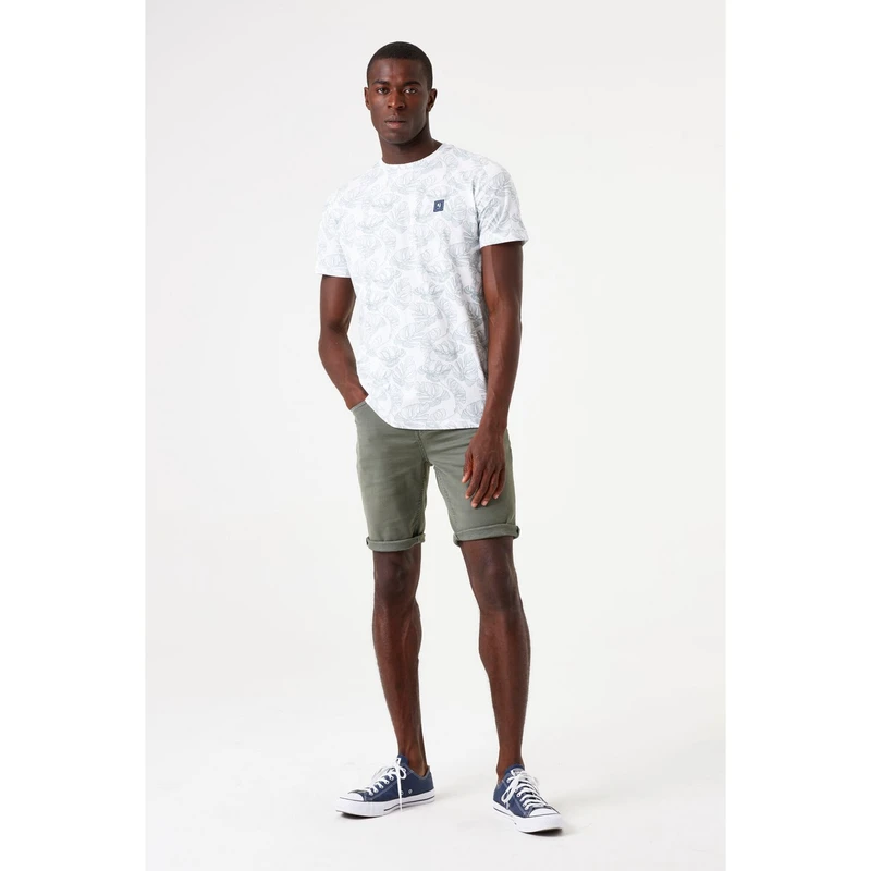 Heren T-shirt F51004 Garcia Wit