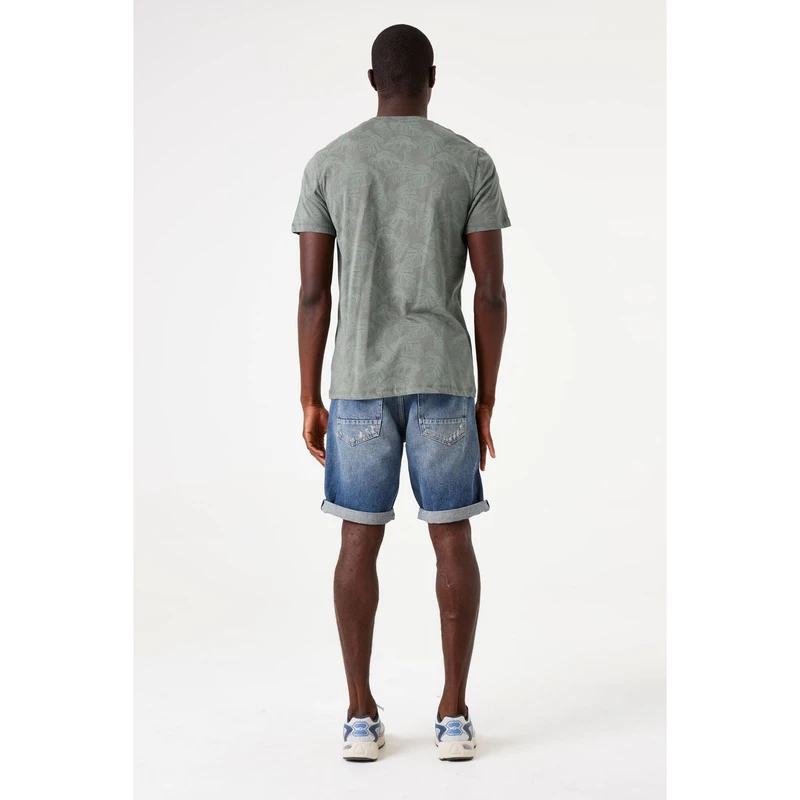 Heren T-shirt F51004 Garcia LIGHT BLUE DENIM