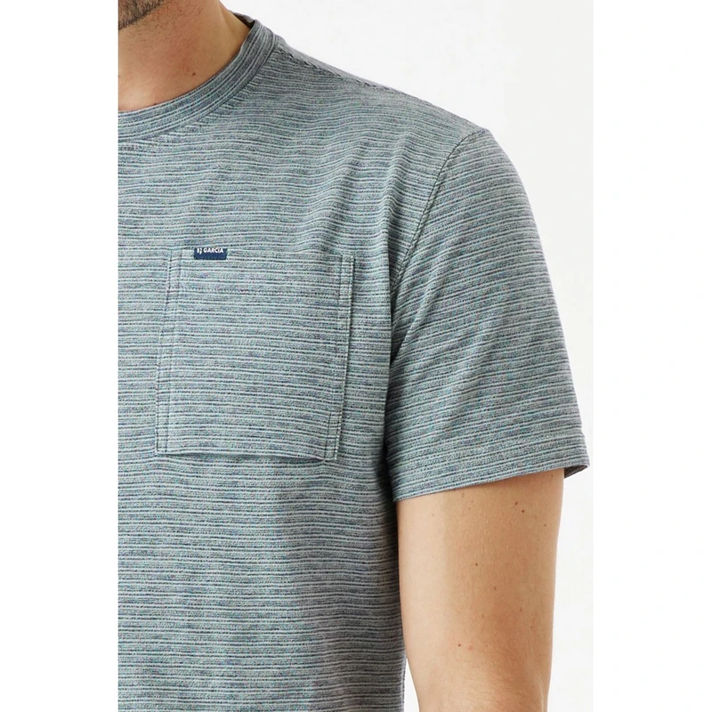 Heren T-shirt F51005 Garcia LIGHT BLUE DENIM