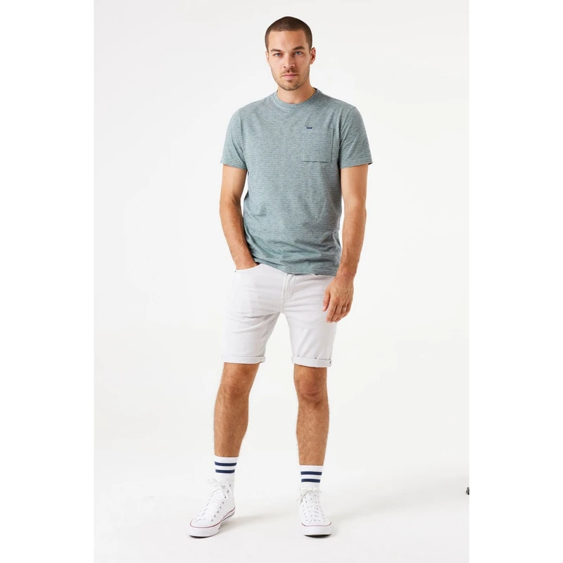 Heren T-shirt F51005 Garcia LIGHT BLUE DENIM