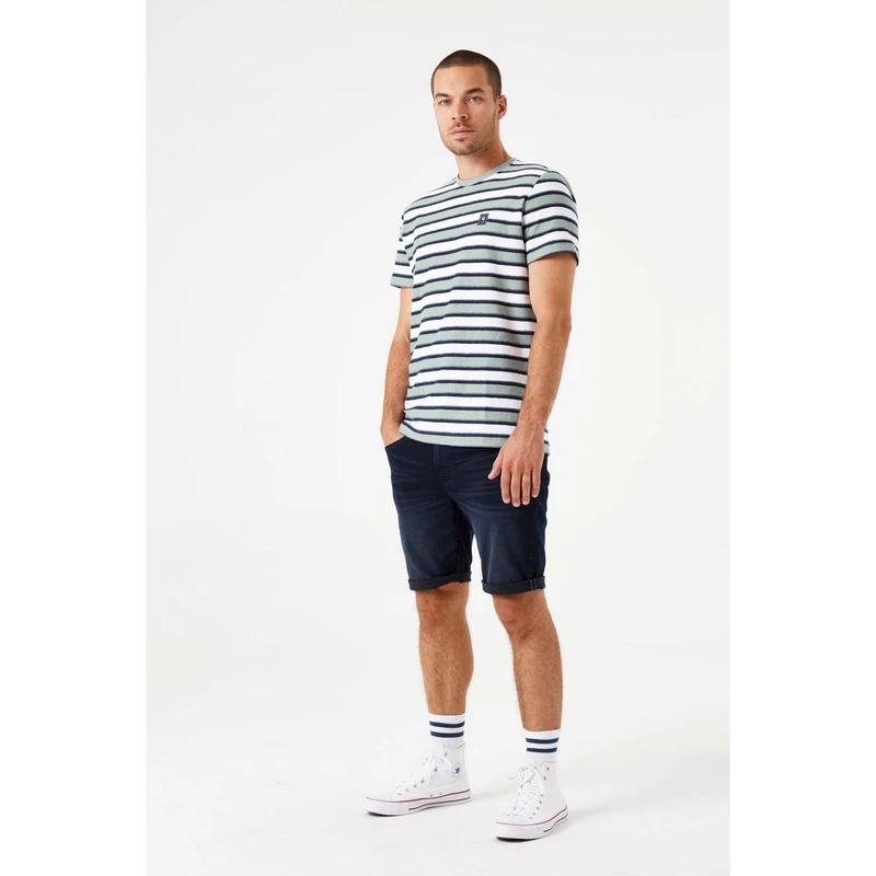 Heren T-shirt F51006 Garcia LIGHT BLUE DENIM