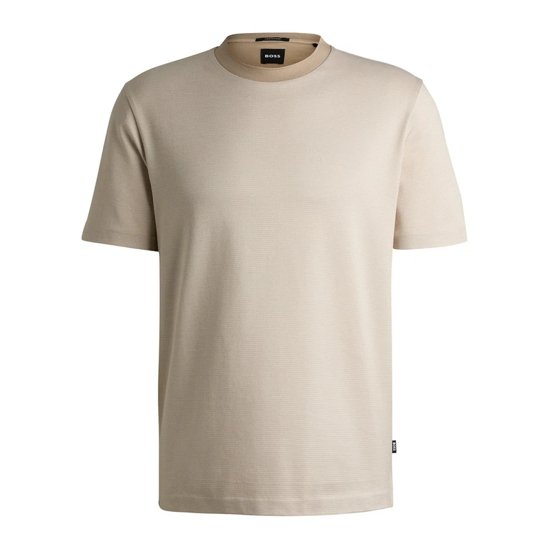 Heren T-shirt H-Thompson 432 10269508 01 Boss Black BEIGE