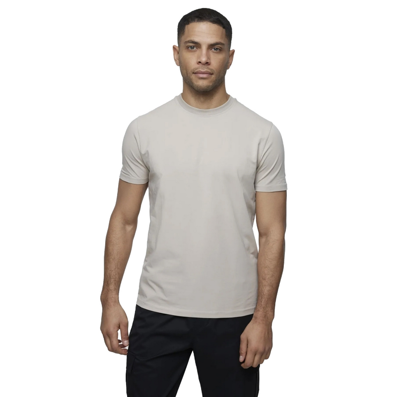 Heren T-shirt J2013-1202.042 Genti MIDDEN BRUIN