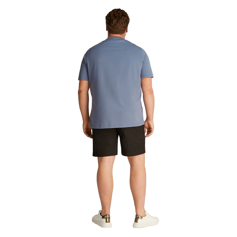 Heren T-shirt k10k112182 Calvin Klein Big & Tall MIDDEN BLAUW
