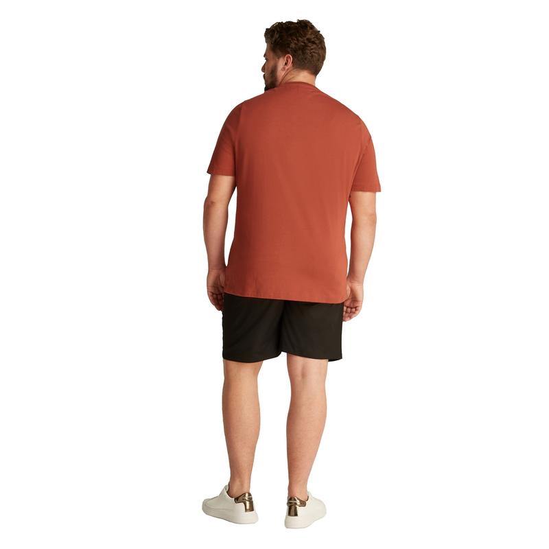 Heren T-shirt k10k112182 Calvin Klein Big & Tall ROOD