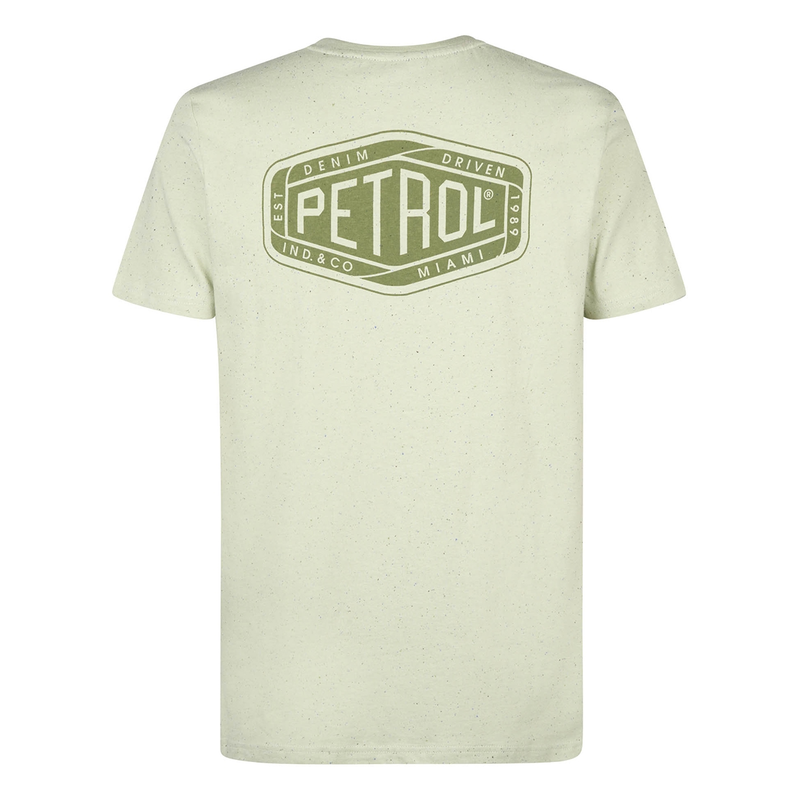 Heren T-shirt M-1050-TSR614 Petrol ZAND