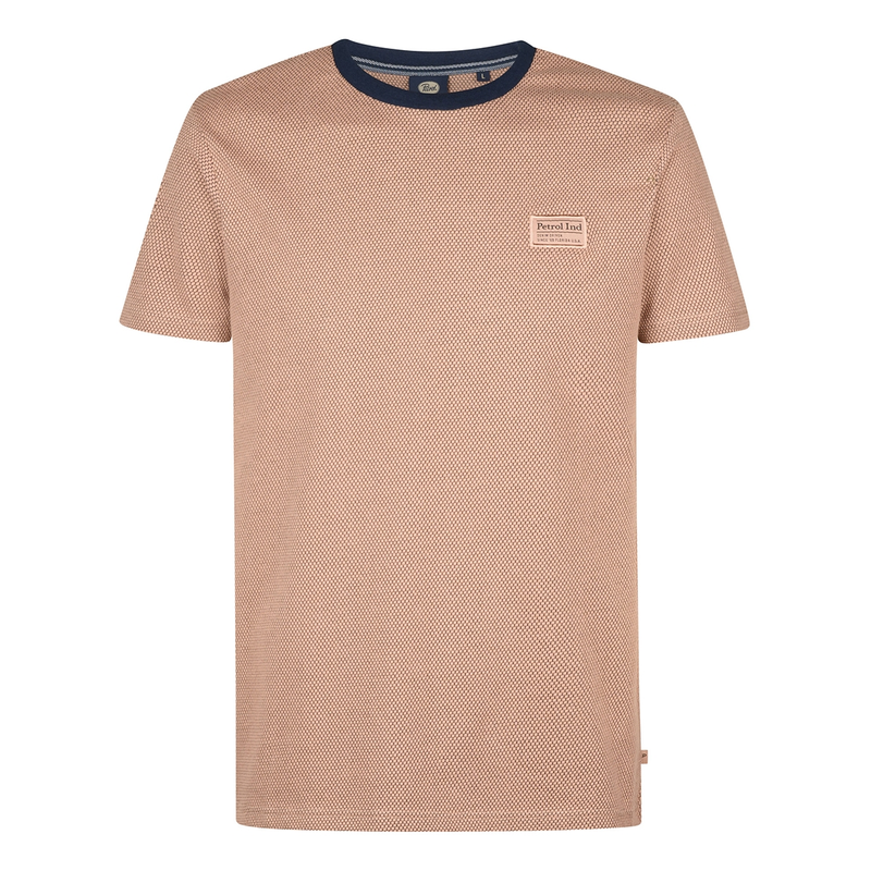 Heren T-shirt M-1050-TSR628 Petrol BRUIN MELE