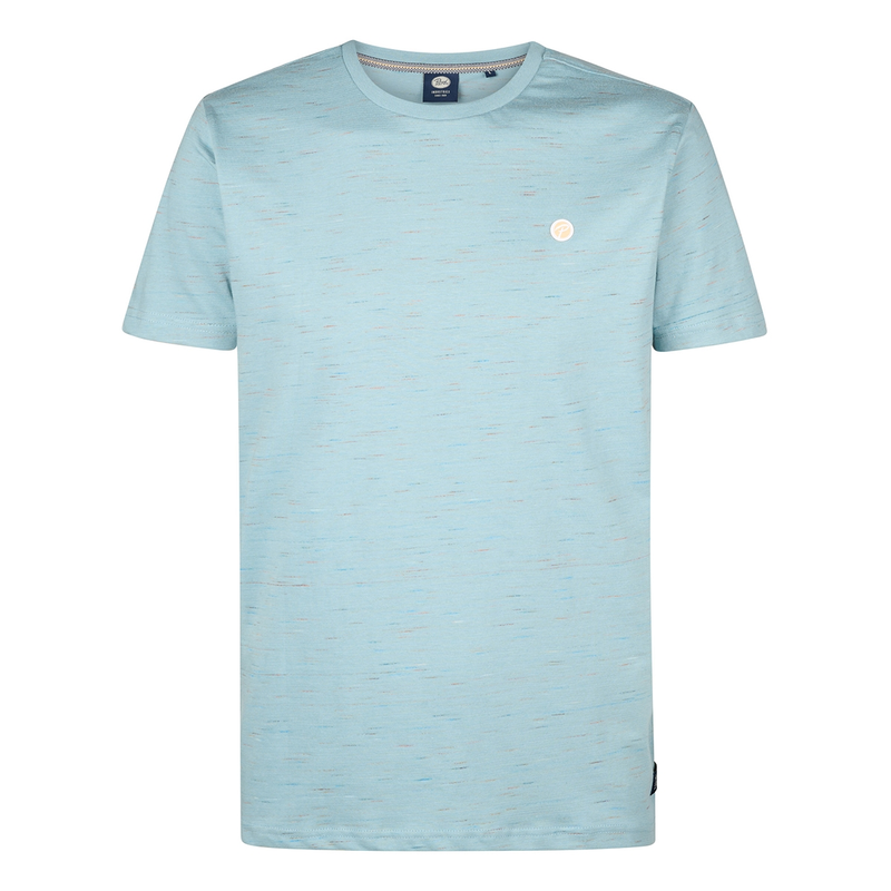 Heren T-shirt M-1050-TSR641 Petrol MIDDEN BLAUW