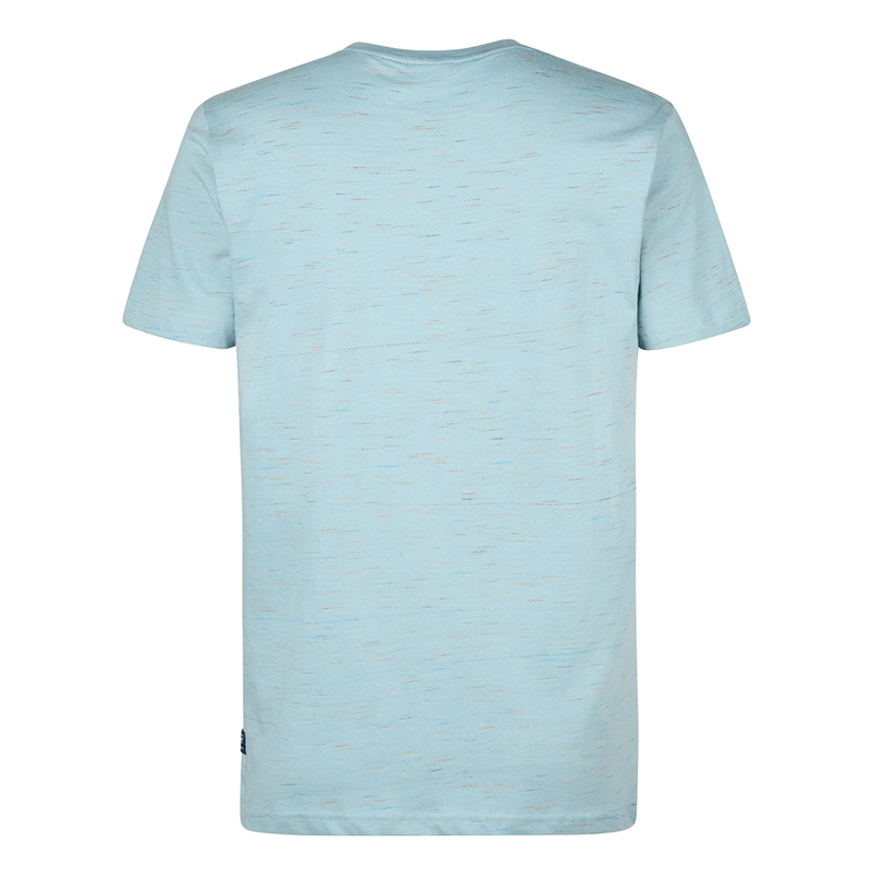 Heren T-shirt M-1050-TSR641 Petrol MIDDEN BLAUW