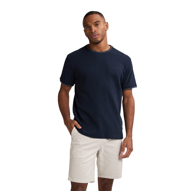 Heren T-shirt M-1050-TSR642 Petrol NAVY