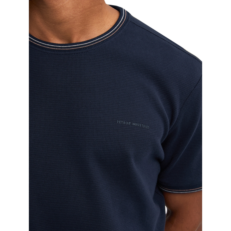 Heren T-shirt M-1050-TSR642 Petrol NAVY