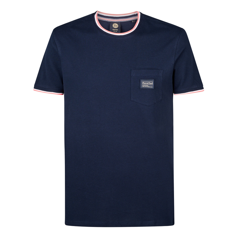 Heren T-shirt M-1050-TSR645 Petrol NAVY