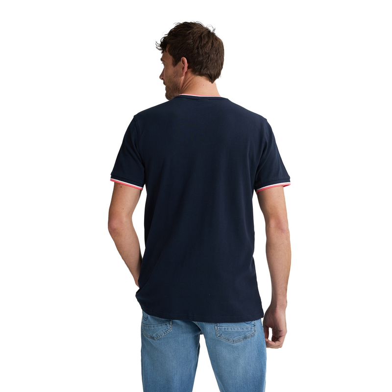 Heren T-shirt M-1050-TSR645 Petrol NAVY