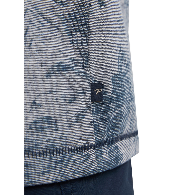 Heren T-shirt M-1050-TSR650 Petrol NAVY